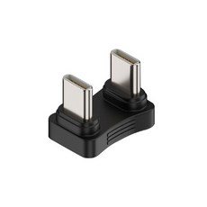 Coms USB C타입 꺾임 젠더 PD 65W JA160, 1개