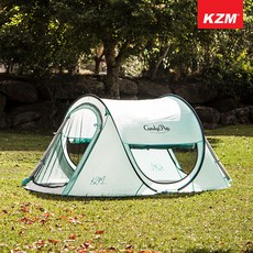 카즈미 캔디팝 피크닉 팝업 텐트, 민트, 4~5인용