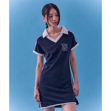 네스티팬시클럽 NASTY FANCY CLUB NF 로티 라인 져지 원피스_NAVY_F24QD876