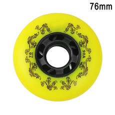 4 pcs 인라인 스케이트 바퀴 90a 경도 슬라이딩 롤러 내구성 슬라이드 스케이트 & t8, 05 76mm
