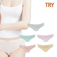 TRY_H 여성 미니 팬티 5매세트 3호