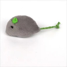 고양이 가짜 마우스 귀여운 양털 깃털 재미있는 특이한 재생 훈련, 1개, A.1pc