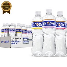 Propel (12팩) 비타민과 아연을 함유한 프로펠 면역지원 향료품종 3종 16온스