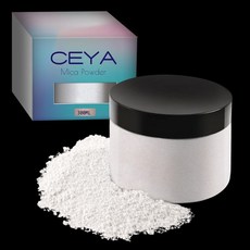 ceya 세야 마이카 파우더 53oz/ 에폭시 수지용 도자기 화이트 펄레스센트 이펙트 착색 안료 텀블러 슬라임 배스밤 비누 염료 캔들 수지 크래프팅 페인트 보석 매니큐어, Porcelain White - 마이카파우더