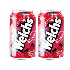 농심 웰치스 딸기 (355ml x 15캔) welchs!!, 355ml, 15개