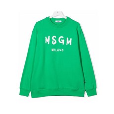 바이스트 22FW 엠에스지엠 키즈 로고 프린팅 맨투맨 MS028733 080