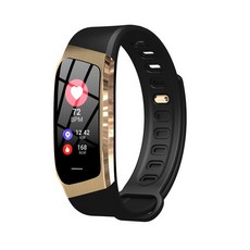 E18 스마트 컬러 스크린 손목시계 GPS 궤적 연속 측정 운동 방수계 1개 발송, 골드