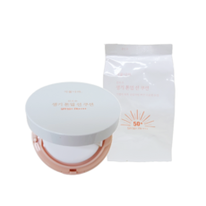 식물나라 생기 톤업 선 쿠션 15g(SPF50+) 본품+리필