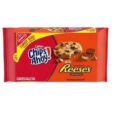 [미국직배송]나비스코 칩스 아호이 리세스 피넛 버터 컵 /CHIPS AHOY Cookies with Reese's Peanut Butter Cups, 404g, 1개