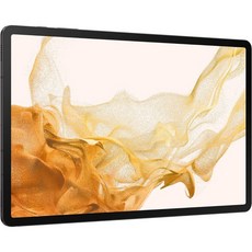 삼성 갤럭시 탭 S8+ 플러스 12.4" 128GB WiFi 6E 안드로이드 태블릿 대형 AMOLED 화면 S펜 포함 PC 경험 울트라 와이드 카메라 레코드 4K 비디오