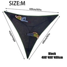 휴대용 캠핑 삼각형 해먹 멀티 사람 야외 공중 3 점 해먹 교수형 수면 침대 4MX4M