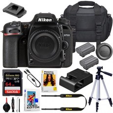 니콘 카메라 Nikon D7500 DSLR Camera (Body Only) Bundle + Accessory Kit Including Movavi PhotoVideo Editin - 니콘d7500