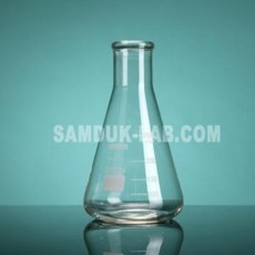SAMDUK 삼각플라스크 중형 500ml 1L /삼덕과학 유리 Flask