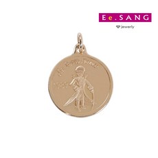이상주얼리 14k 어린왕자 코인 펜던트 15mm 14k펜던트 목걸이