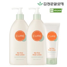 김정문알로에 [김정문알로에] 큐어 마이 퍼스트 바디로션 500ml 2개+120ml 1개, 1, 옵션선택