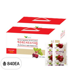 제주레드비트 사과즙, 100ml, 840개