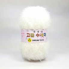 삼성 고급 수세미실 80g, 흰색(101)