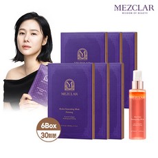 메즈클라 하이드라 제너레이팅 마스크 3종 택1 (6box/총30매)+미스트120ml, 모이스처라이징 6box(30매)+미스트120ml