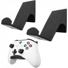 게임 컨트롤러 월 행거 스탠드 마운트 홀더(2팩) Xbox ONE 스위치 PS4 PS5 시리즈 X STEAM PC 닌텐도 유, 1, 단일상품