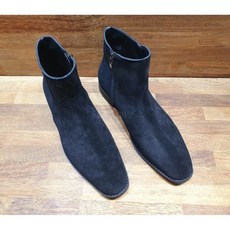 스웨이드첼시부츠