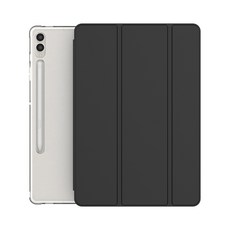 베스티아 태블릿 투명 하드 케이스 펜슬 수납 스마트커버 갤럭시탭