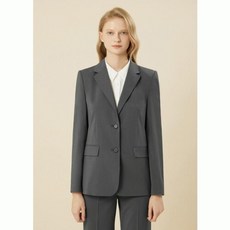 쉬즈미스 투버튼 베이직 셋업 재킷 SWSJKN21040