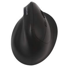 로이체 인체공학 저소음 버티컬 멀티페어링 블루투스 무선 마우스 RX-680V, 블랙 블랙