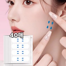 모디크 리프팅 브이라인 테이프, 40개, 투명