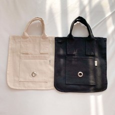  똥추 배변봉투 강아지 캔버스 산책가방 블랙 1개 Rem.f T&D, 1, 본상품선택 