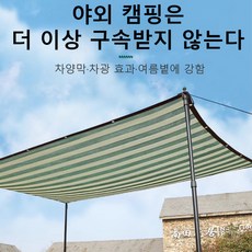 차양망 단열망 변방을 가리고 햇빛을 가리는 그물 선샤인하우스전용단열차양망 차양막 자외선차단, (1+1)3x4m
