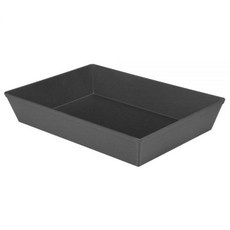 Lloyd Pans Kitchenware 디트로이트 스타일 사각 피자 팬 하드 아노다이즈, 10 Inch by 14 Inch, 1개