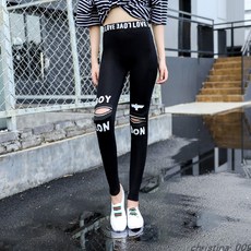 S~XL 보이 런던 레터링 레깅스 팬츠