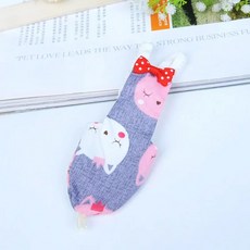 리본 달린 앵무새 기저귀 귀여움 화려함 과일 꽃 왕관앵무 소형 중형 대형 반려새 여행 수트 의상 세탁 가능, GRAY CAT, 1개