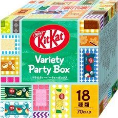 일본 킷캣 미니 버라이어티 파티 박스 70개입, 단일상품개