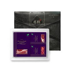 [자연맛남]명품 양갈비선물세트 2kg(숄더랙2kg 소스3종 선물포장)
