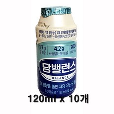 한국야쿠르트 당밸런스 120ml X 1...