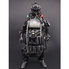 해외직구상품 군인 네이비 씰 점프 슈트 밀리터리 피규어 미니어쳐, 옵션1개