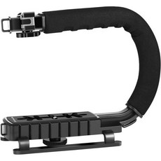 PULUZ U-Grip 카메라 손잡이 안정화 비디오 리그 그립 캐논 니콘용 소니 DSLR 캠코더 홈 DV 녹화 촬영 장비
