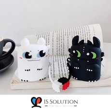 2- 애플 에어팟3 프로 커플 드래곤 케이스 차이팟 무선 이어폰 이어로팟 샤오미 이어폰 블루투스 아이팟 애플 이어셋 에어로팟 무선 이어, 흰색 드래곤, 2-ac3-057 커플 드래곤 케이스