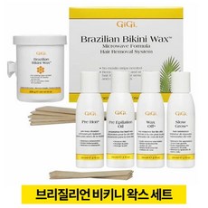 [GiGi] 지지 브라질리언 왁싱 키트 /전자렌지용, 1개, 453g