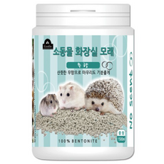 구딘 소동물 화장실 모래 무향, 1.5L, 5개