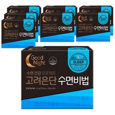 신제품[고려은단헬스케어] 고려은단 수면비법 8박스 수면건강, 30포