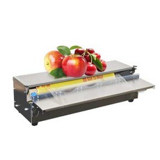 랩 포장기 커터기 업소용 배달 음식 마트 포장 수동, 1개, 랩 기계(칼 2개) + 35cm 필름 롤 2개