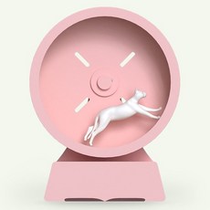 무소음캣휠 고양이 놀이터 런닝머신 쳇바퀴 스크래쳐 캣워커, 핑크, 1개