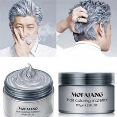 애쉬그레이염색 헤어컬러 왁스 스프레이, 초록
