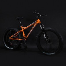 자전거 성인 산악 4.0 지방 타이어 가변 속도 도로 하이브리드 30, 스타일 4, 24 인치 165-185cm, 7