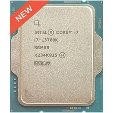 CPU 프로세서 인텔 코어 I713700K I7 13700K 3.4GHz 16코어 24스레드 10N L330M 125W LGA 1700 New - 인텔i713700k