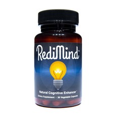 RediMind - Natural Cognitive Enhancement Supplement Ca RediMind - 천연 인지 강화 보충제 캡슐 - 비 GMO 비건 글루텐 프, 1개, null) 1, 30 Count (P