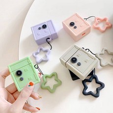 [Y.E] MOB 머니박스 에어팟 호환케이스 에어팟1or2 이어폰 이어셋케이스 이어폰케이스 블루투스이어폰 이어셋 에어팟프로케이스 에어팟케이스 프로케이스 에어팟, 블랙