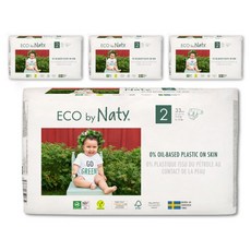 [Eco by Naty] 네띠 밴드 기저귀 2단계 33매 x 4팩
